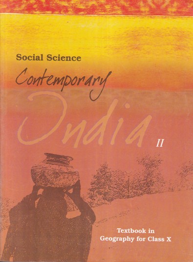 NCERT Class 10 Social Science - Geography (Contemporary India – II) book logo