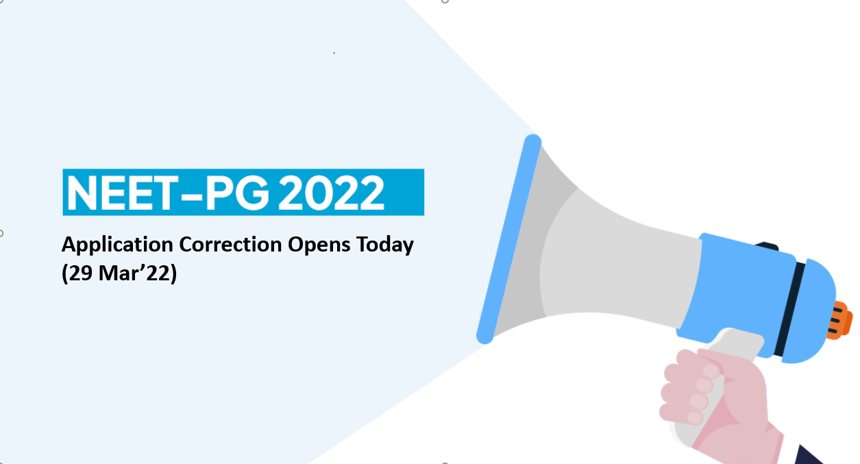 NEET PG 2022 Application Correction Window is now Open Image